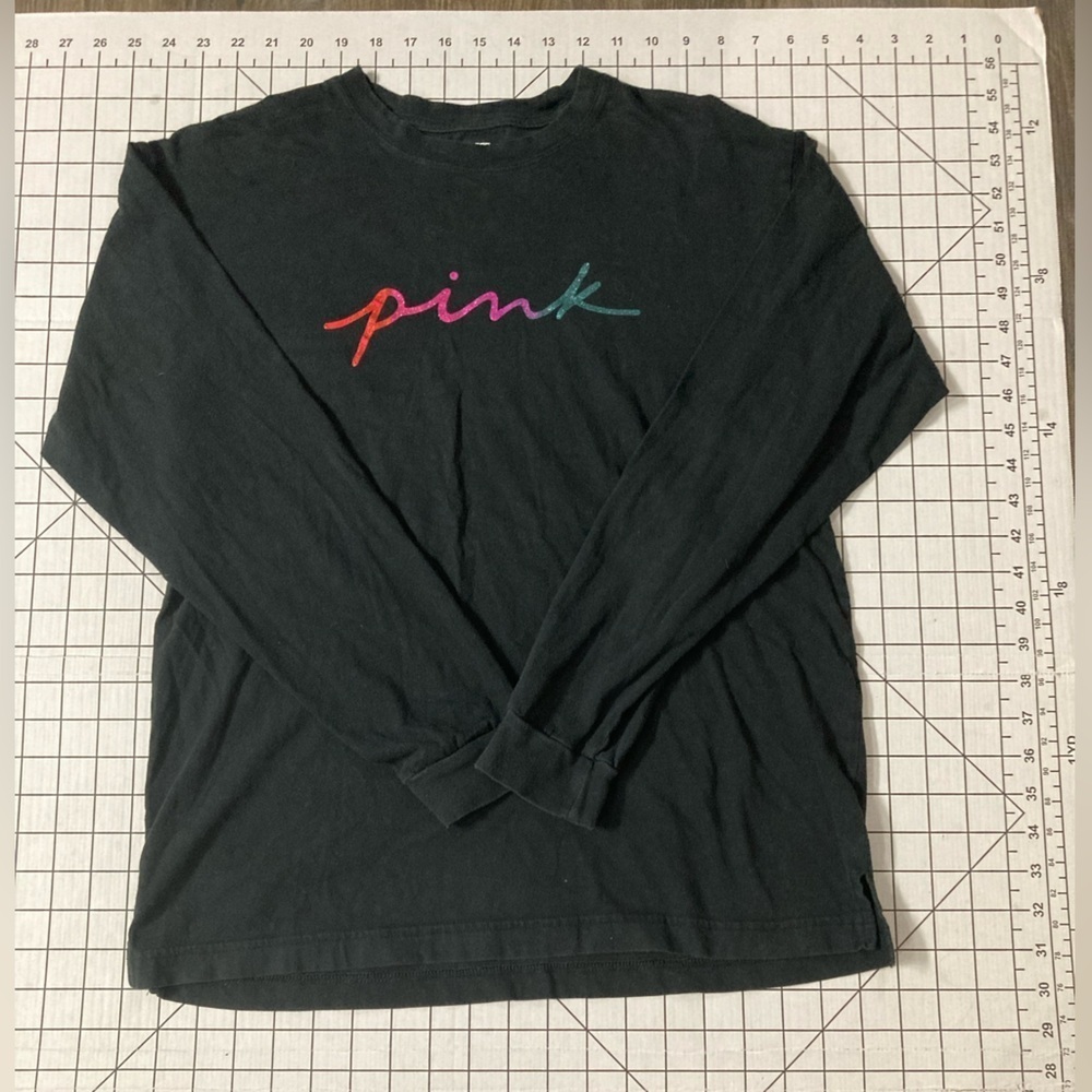 PINK by Victoria Secret Women’s Size Small Black Long Sleeve Shirt